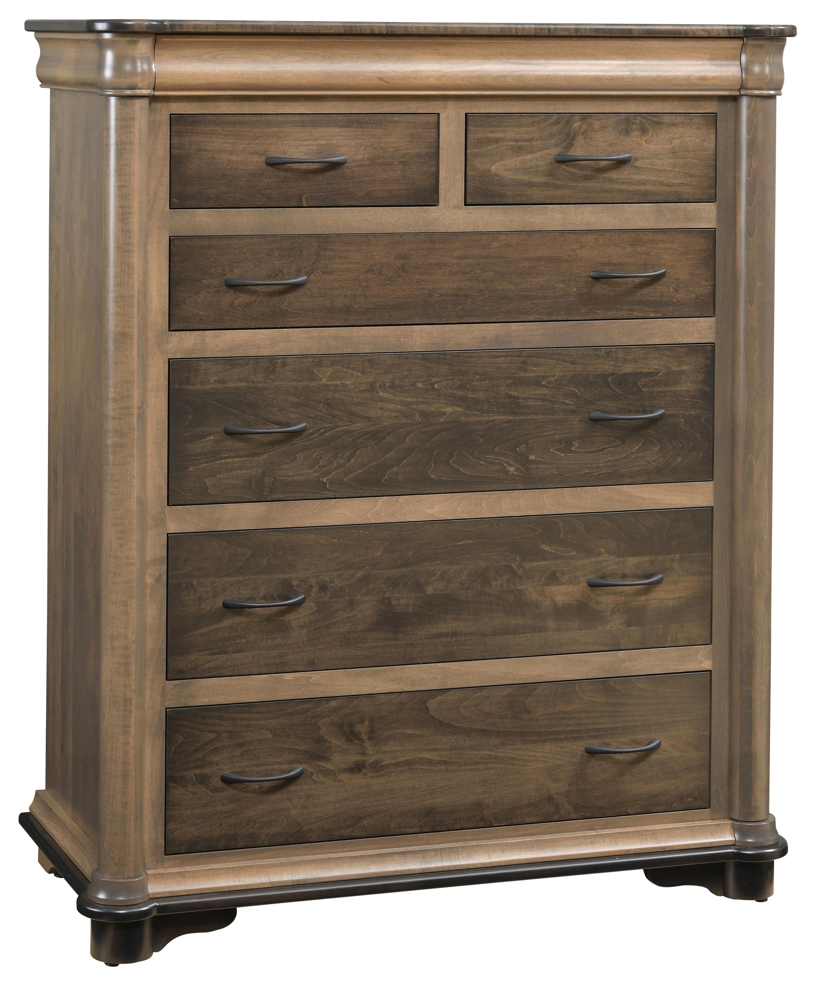 Meadow Wood Highland Ridge WAYHLRCDJD 6 Drawer Chest with Jewelry